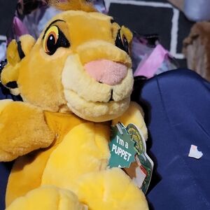 Yellow Lion King Puppet